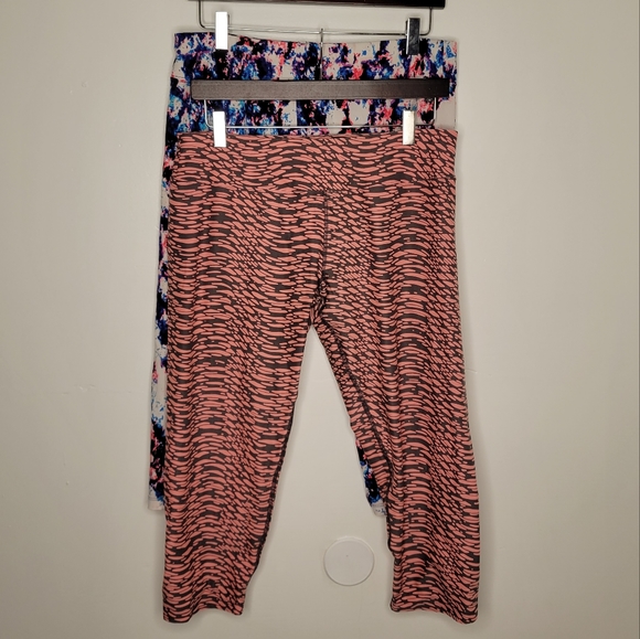 Calvin Klein Pants - Calvin Klein Sport capri athletic cropped pants multi bottoms women's bundle XL